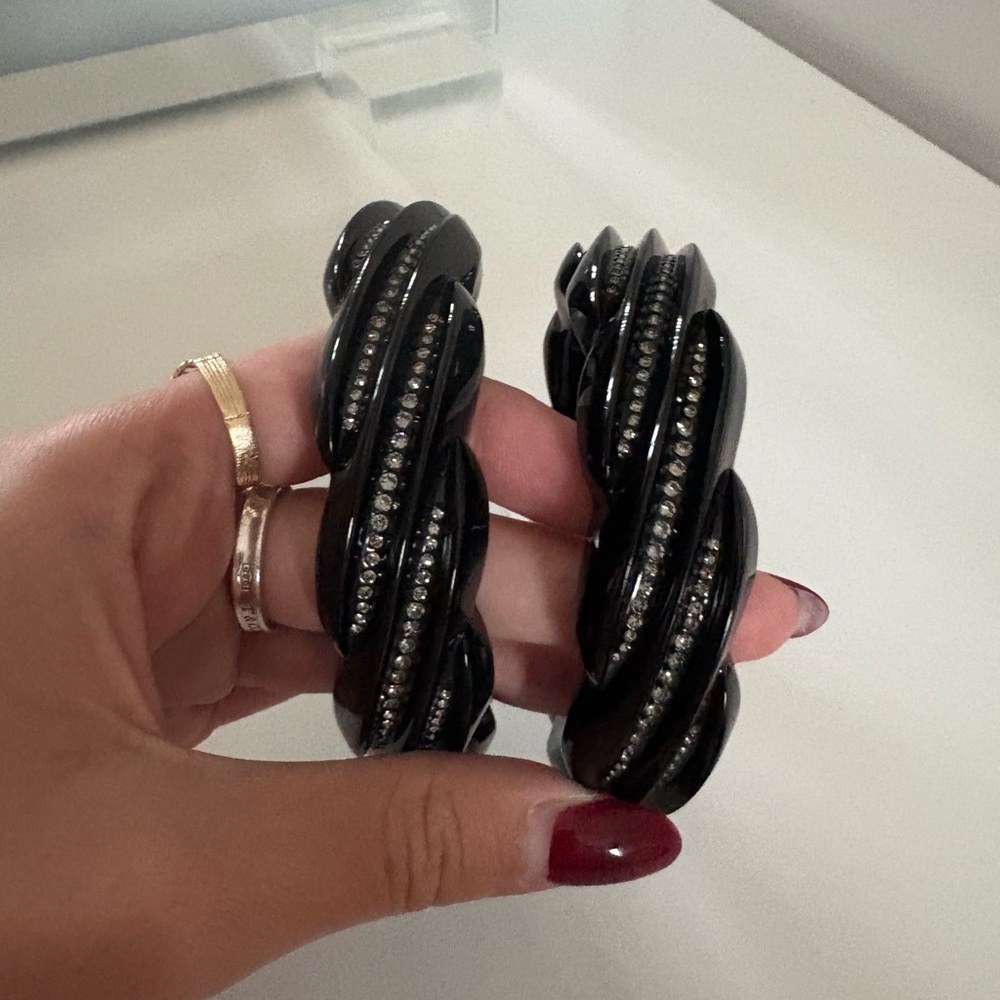 Tory Burch Black Bangles